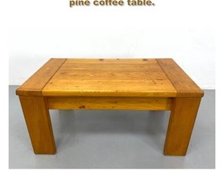 Lot 1990 CHARLOTTE PERRIAND Les Arcs pine coffee table. 