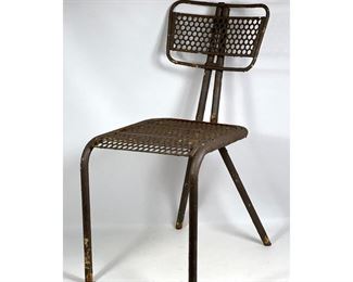 Lot 2030 Iron Rene Malaval Radar Chair