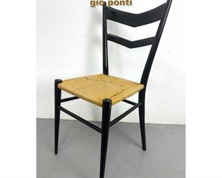 Lot 2074 Italian side chair in the style of gio ponti