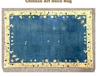 Lot 2091 12 11 x 9 9 Hand Knotted Antique Chinese Art Deco Rug 