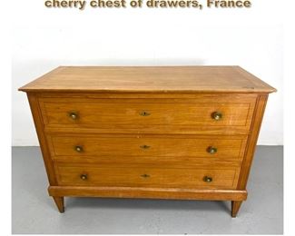 Lot 2093 1940s modernist , neoclassic cherry chest of drawers, France