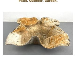 Lot 2195 WILLY GUHL handkerchief planter. Patio. Outdoor. Garden. 