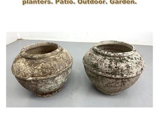 Lot 2202 Pair WILLY GUHL jardiniere planters. Patio. Outdoor. Garden. 