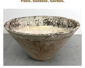 Lot 2208 Willy Guhl cone Garden Planter. Patio. Outdoor. Garden. 