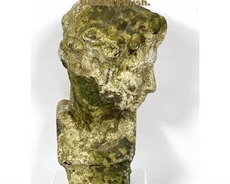 Lot 2232 Terracotta Portrait Bust Sculpture. Glazed Finish. 