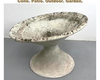 Lot 2234 WILLY GUHL Tilt Planter. Double Cone. Patio. Outdoor. Garden. 