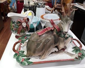 Fitz and Floyd Christmas ceramics