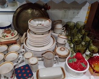 Vintage Mikasa dishes, "Luscious".
