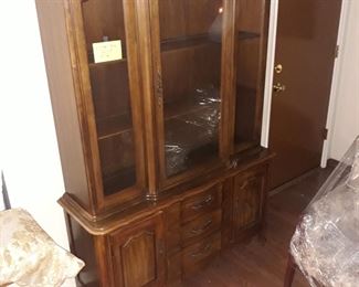 vintage china cabinet