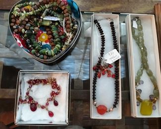 More costume jewelry including Brighton.