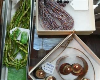 More costume jewelry.