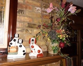 Staffordshire and Staffordshire style dogs.