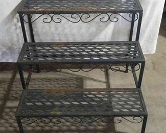 3 Step Metal Plant Stand