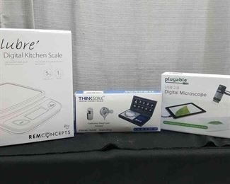 Digital Kitchen Scale, Pocket Scale, Microscope