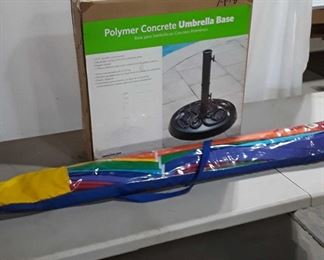 Polymer Concrete Umbrella Base Beach Umbrella