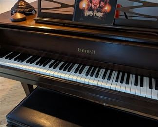 KIMBALL BABY GRAND PIANO!  CONSIDERING BIDS TILL SATURDAY 1 PM.