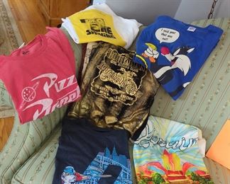 HE JUST BROUGHT BAGS OF GREAT SPORTSWEAR, T SHIRTS