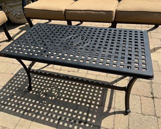 Patio coffee table 