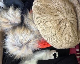 Gloves, hats and scarves.....