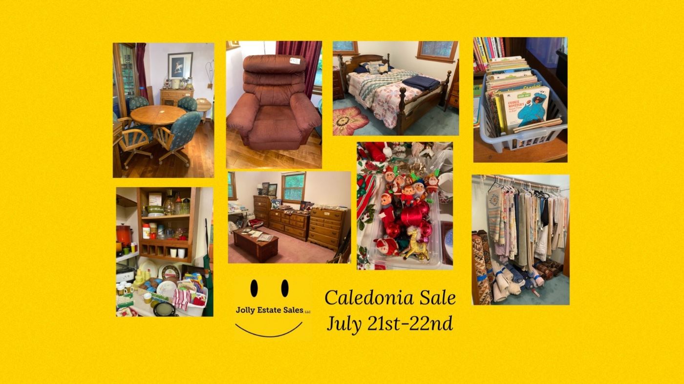 Caledonia Estate sale by Jolly Estate Sales starts on 7/21/2023