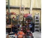 Ladders, mowers, saws, band saws, sanders, hand tools, you name it!