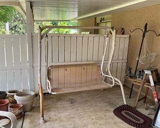Vintage porch swing