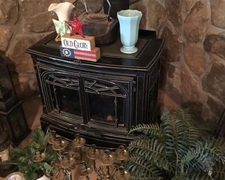 McCoy, Brass. Stove is NOT for sale!