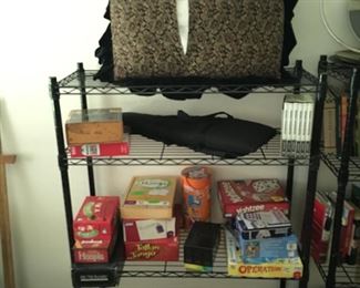 Shelving, games