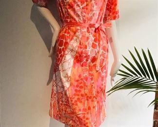 VINTAGE LILLY PULITZER SUMMER POLISHED COTTON SUMMER DRESS