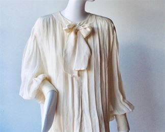 VINTAGE CHANEL SILK BLOUSE