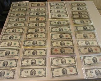 SILVER CERTIFICATE, AND ASST BILLS