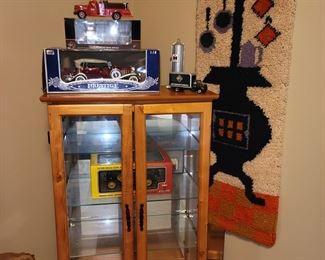 Glass door cabinet