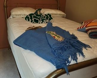 Iron full size bed frame