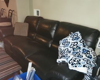 Leather sofa