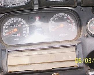 Gauges of HD motorcycle
