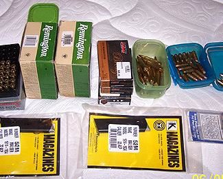 Assorted ammunition and magazines