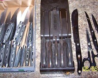 Diamant Stahl and Cutco cutlery