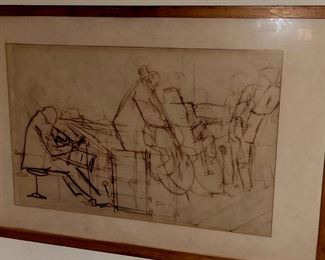 Artwork signed Phillips 1958