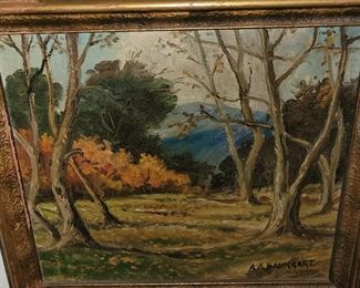 A.A.Baumgart plein air painting 