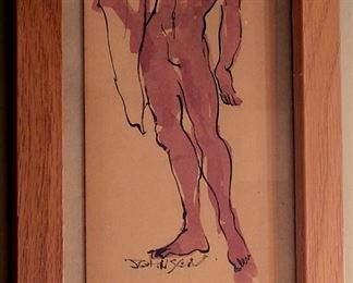 Original watercolor..Johnsen