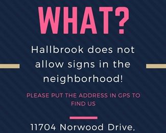 Pink and Blue Simple Bordered Stripes Background Moving Announcement