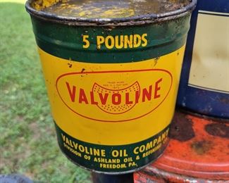 Early Valvoline grease can