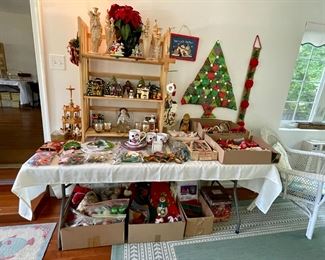 Lots of lovely Christmas decor.