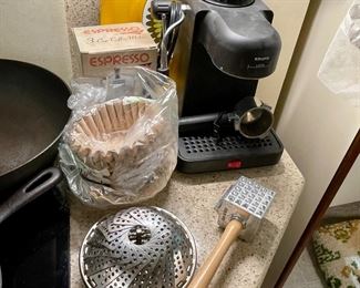 Krups espresso machine.