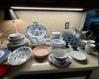 Blue Danube 58pc dish set.