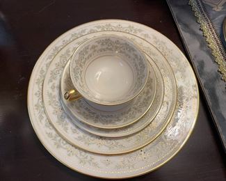 Detail of Lenox Noblesse China.