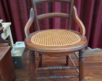 Vintage caned chair