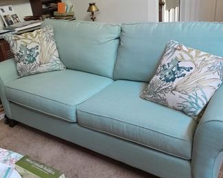 Couch. Has been under plastic