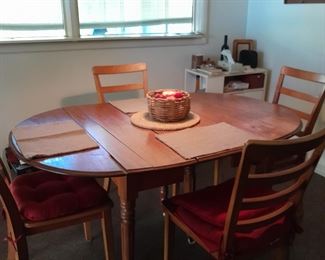 Dining table with chairs