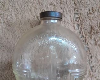 Souvenier bottle from the Chicago World's Fair